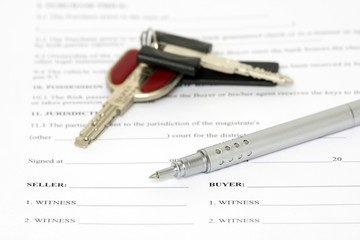 Contract, ready to be signed