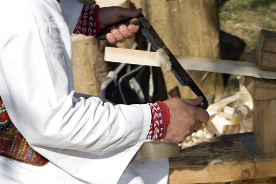 Hand Of Man  - Folklore Carpenter By The Work - Slovakia