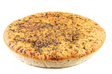 Unleavened wheat cake with spices