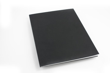 black brochure