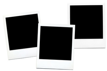 Empty Polaroid  photo blanks