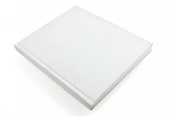 white casebound book