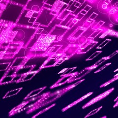 abstract pink sphere background