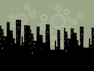 Stylized Cityscape Vector