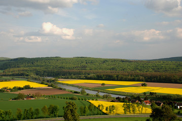 Fr&uuml;hling an der Weser