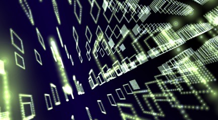 green hdtv format, digital matrix background