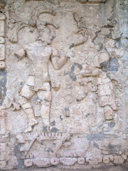 Obraz premium Ancient Mayan bas-relief in Palenque