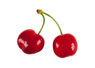 cherry with hand made clipping path