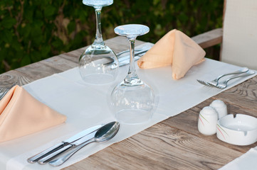 White Fine Table Setting