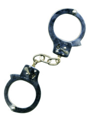 Handcuffs. High resolution