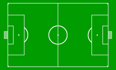 Fussball Spielfeld