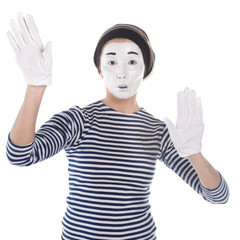 Street mime.