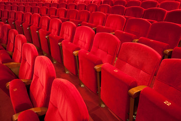 classic red velvet theater seats
