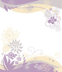 Floral  pastel background
