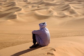 Touareg, desert de Libye