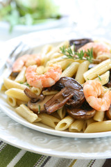 Shrimp and Mushroom Pasta