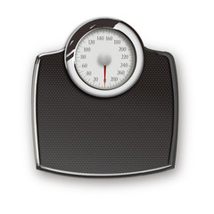 Scale on white