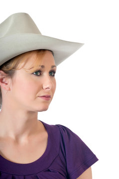 Pretty Wyoming cowgirl
