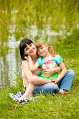 Fototapeta premium Mother and daughter