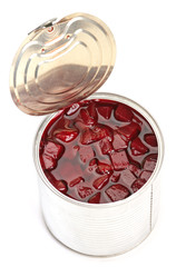 Beet slice preserved