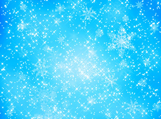 Snowflake and star pattern