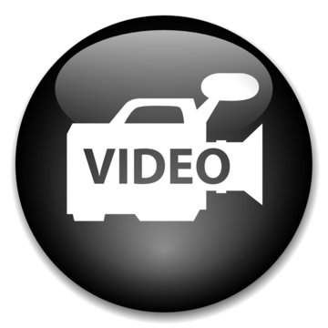 VIDEO Web Button (Play Player Clip Media Sign Symbol Internet)