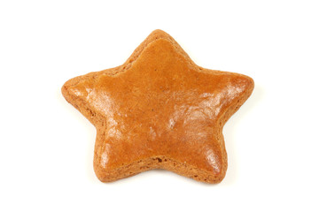 Christmas gongerbread star