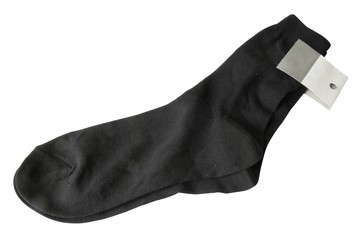 Pair Of new unused Socks isolated with path