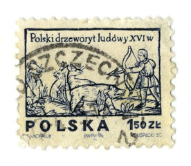Postage stamp.