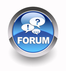 ''Forum'' glossy icon
