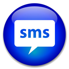 SMS web button (text message phone cell alerts mobile)