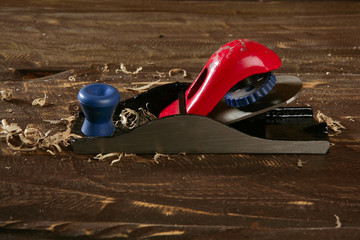 planer carpenter hand tool wood shaving