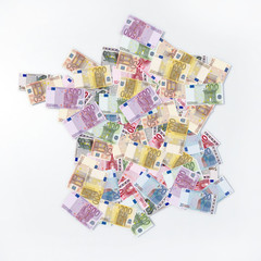 mappa francia banconote euro