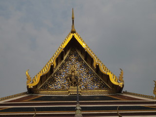 Detalle del Palacio Real en Bangkok (Tailandia)