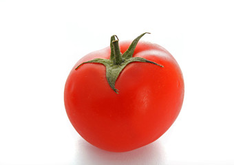 red tomato  isolated on white background