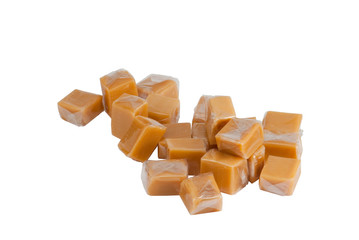 In Folie eingewickelte Toffees