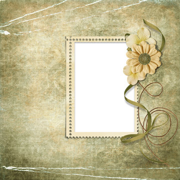 victorian background with stamp-frames