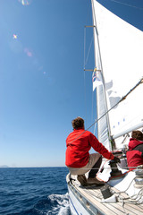 People on sailing boat - 22882082