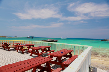 Obraz premium terrazzo ristorante caraibi