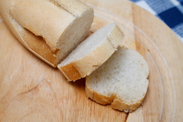 Baguette coupée