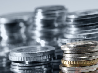 stacks of money coins