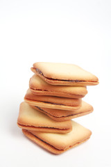 cookie with white background
