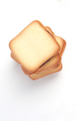 cookie with white background