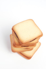 cookie with white background