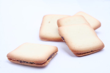 cookie with white background
