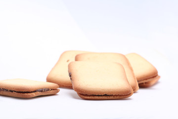 cookie with white background