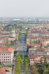 View on city