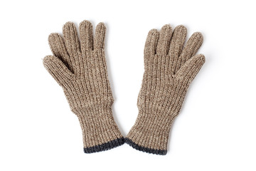 knitted gloves