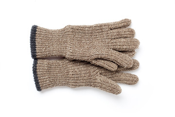 Fototapeta na wymiar knitted gloves