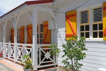 Guadeloupe, maison aux Saintes